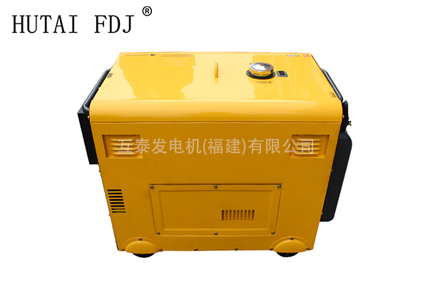 5-6KW風冷柴油發電機組220/380v雙電壓移動式備用電源小功（gōng）率